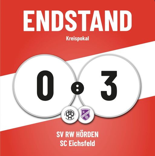 Niederlage im Pokal