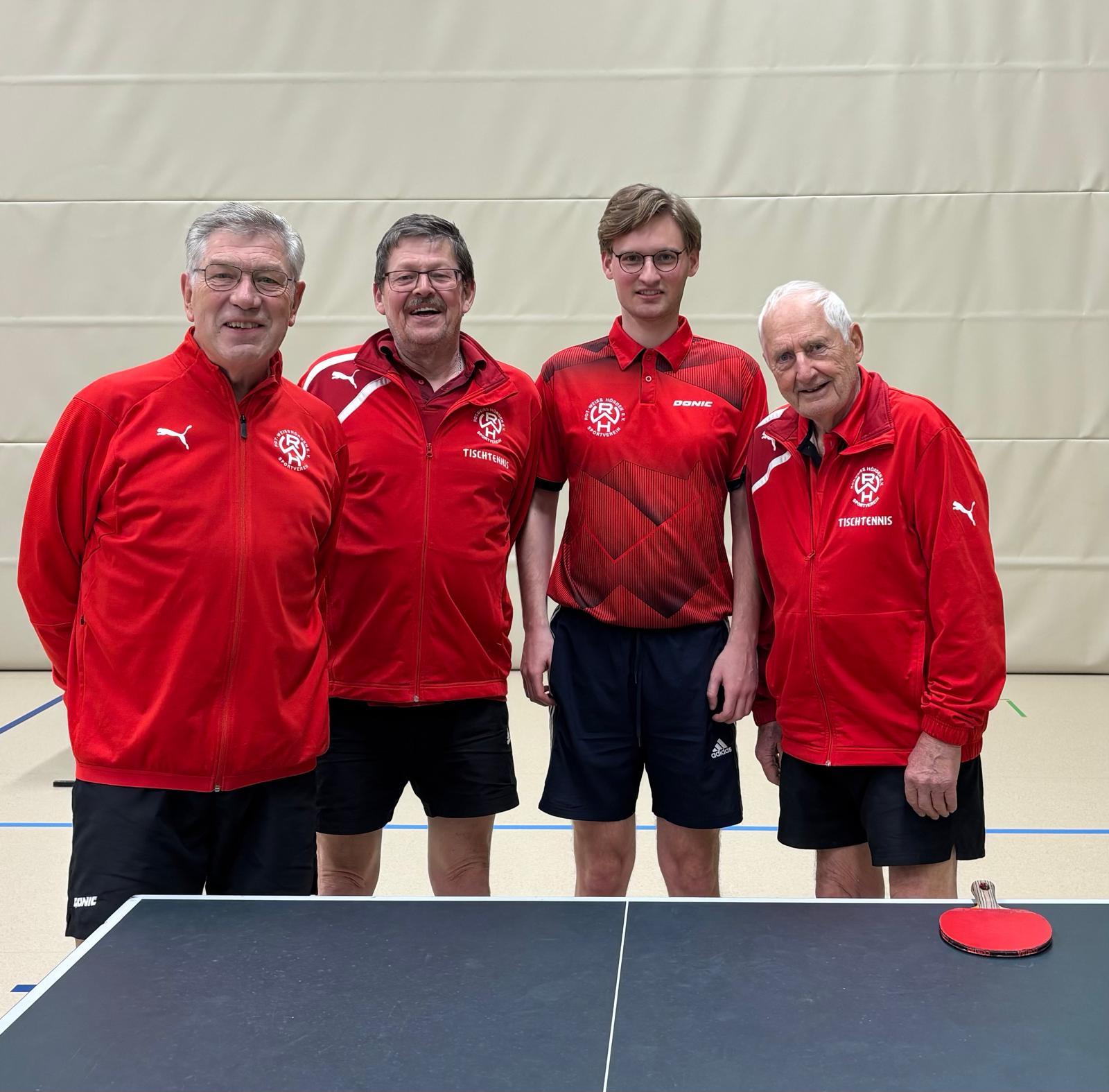 Bericht Hinrunde 2025 Rot-Weiß Hörden Tischtennis